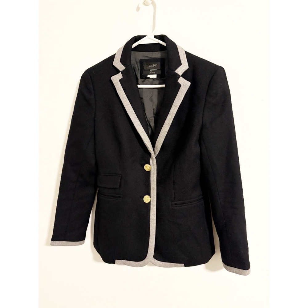 J.Crew‎ Black Wool Blazer